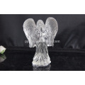 Hermoso adorno de cristal, ángel de cristal para regalos y recuerdos